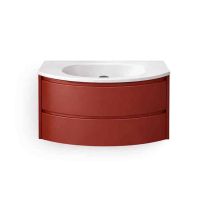 JOY, OUJ 100 CR CERAMIC RED, SET MOBILIER CU 2 SERTARE + LAVOAR DIN MARMURA TURNATA CU CAPAC  VENTIL, 100X50XH55.2CM, 585860